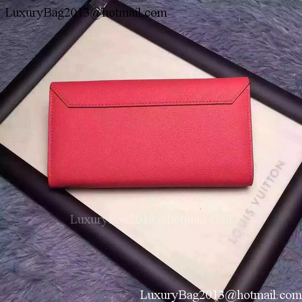 Louis Vuitton LOCKME II Wallet M62350 Red