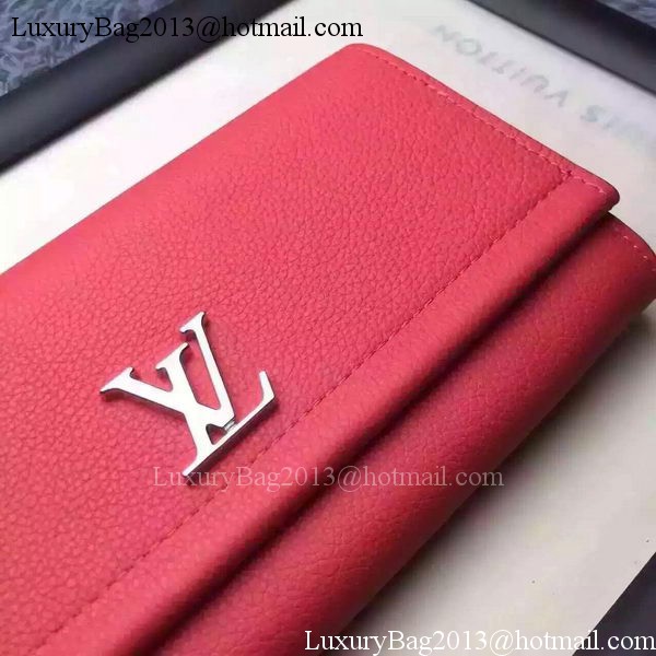 Louis Vuitton LOCKME II Wallet M62350 Red