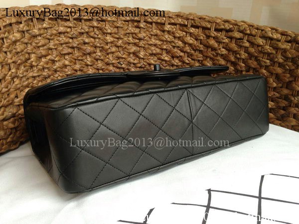 Chanel Classic Flap Bag Original Lambskin Leather A1113 Black