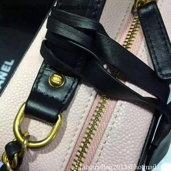 Chanel Shoulder Bag Original Calfskin Leather CHA6678 Pink&Black