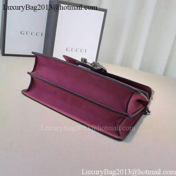 Gucci 400249 Rose Dionysus GG Supreme Canvas Shoulder Bag