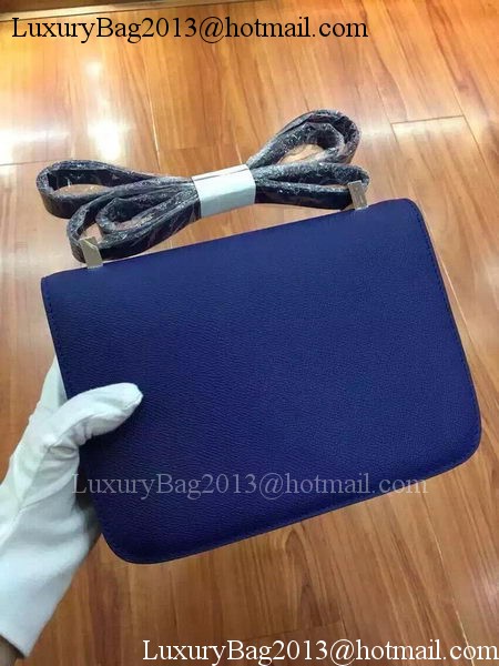 Hermes Constance Bag Calfskin Leather H9999 Blue