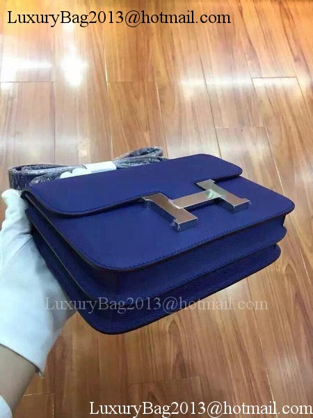 Hermes Constance Bag Calfskin Leather H9999 Blue