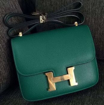 Hermes Constance Bag Calfskin Leather H9999 Green