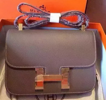 Hermes Constance Bag Calfskin Leather H9999 Grey