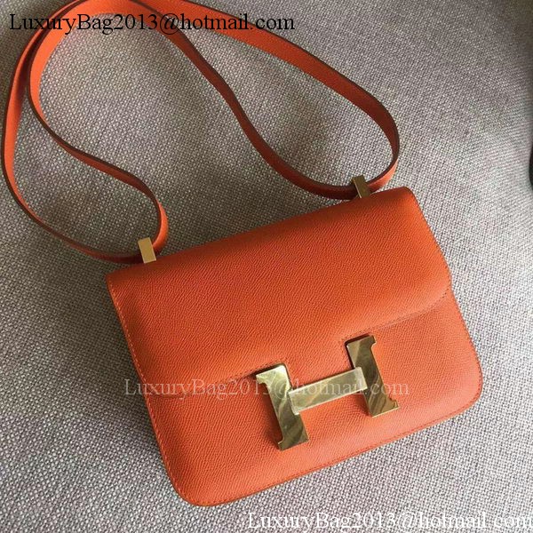 Hermes Constance Bag Calfskin Leather H9999 Orange