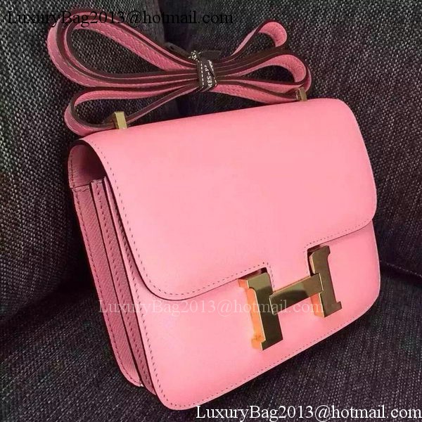 Hermes Constance Bag Calfskin Leather H9999 Pink