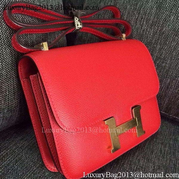 Hermes Constance Bag Calfskin Leather H9999 Red