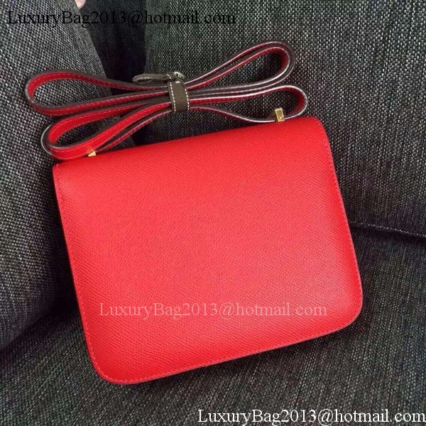 Hermes Constance Bag Calfskin Leather H9999 Red