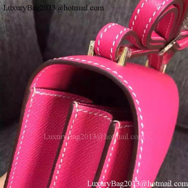 Hermes Constance Bag Calfskin Leather H9999 Rose