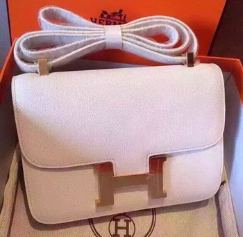 Hermes Constance Bag Calfskin Leather H9999 White