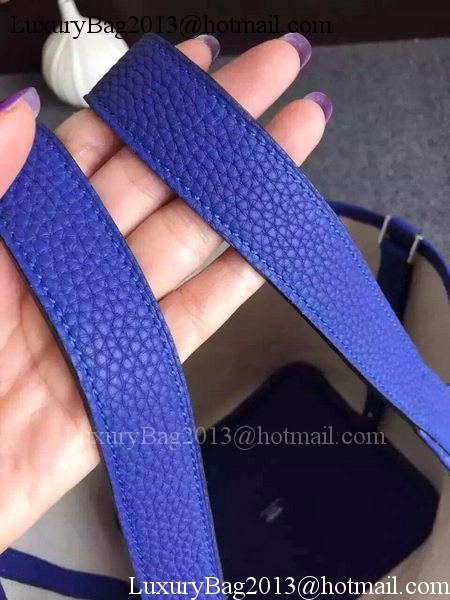 Hermes Picotin Lock 18cm Bag Canvas HPL8618T RoyalBlue