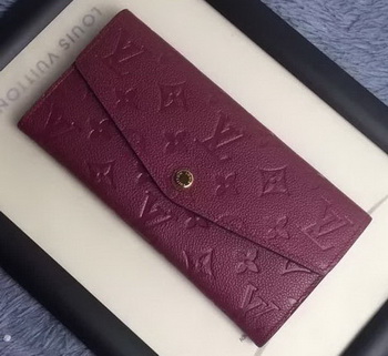 Louis Vuitton Monogram Empreinte WALLET M60565 Purple