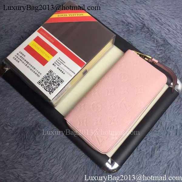 Louis Vuitton Monogram Empreinte ZIPPY WALLET M60571 Pink