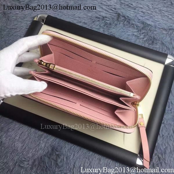 Louis Vuitton Monogram Empreinte ZIPPY WALLET M60571 Pink