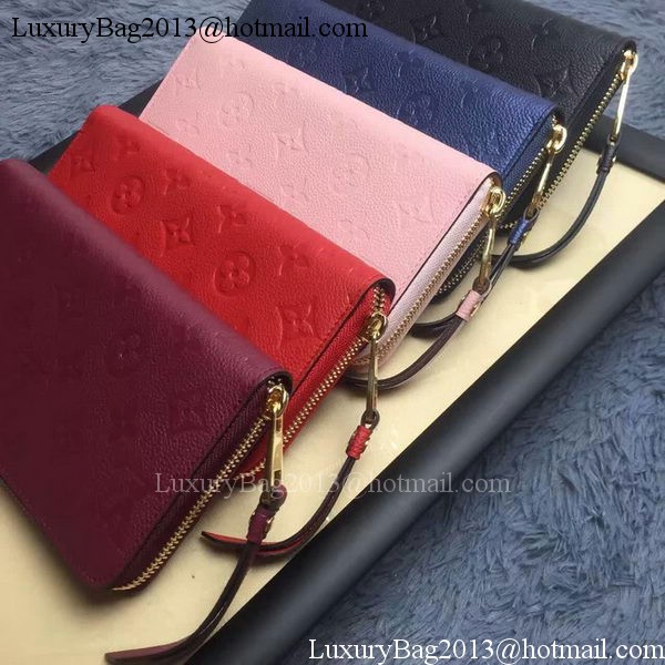 Louis Vuitton Monogram Empreinte ZIPPY WALLET M60571 Purple