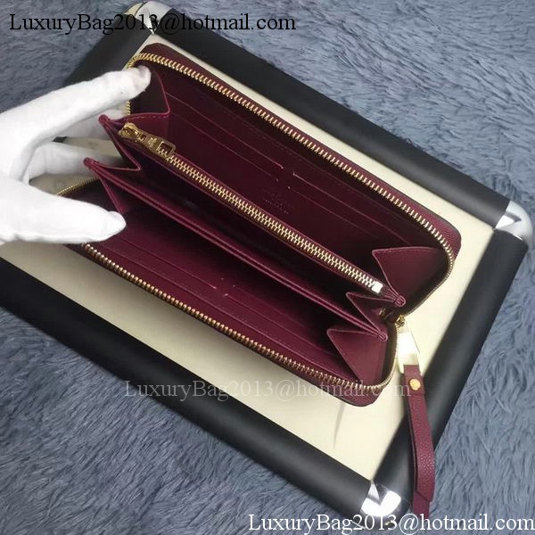 Louis Vuitton Monogram Empreinte ZIPPY WALLET M60571 Purple