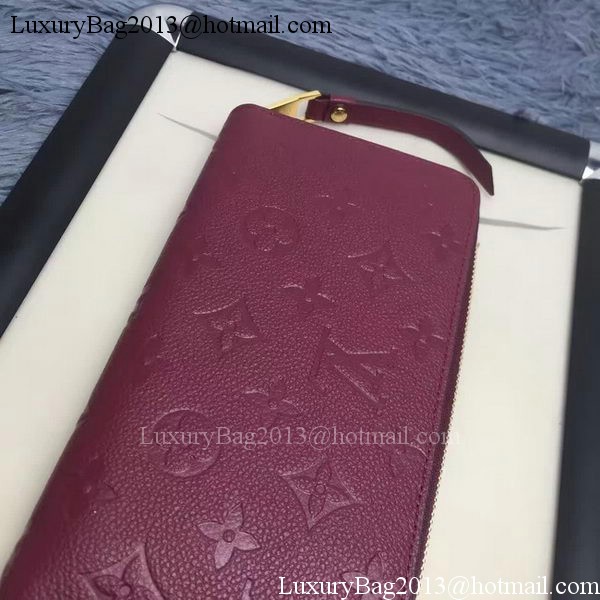 Louis Vuitton Monogram Empreinte ZIPPY WALLET M60571 Purple