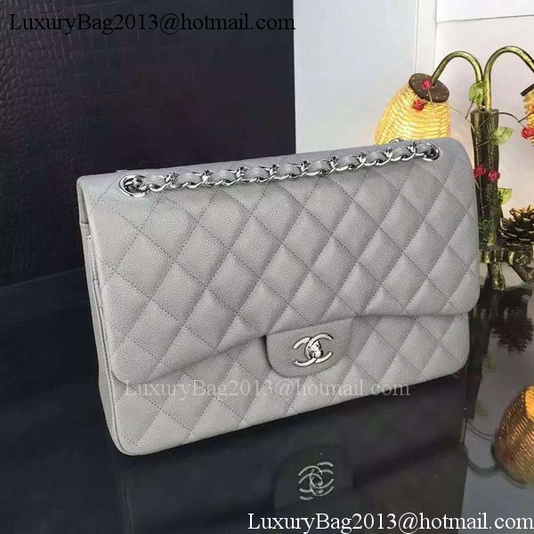 Chanel Classic Flap Bag Original Cannage Patterns A1119 Grey