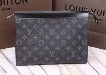 Louis Vuitton Monogram Eclipse Canvas POCHETTE VOYAGE MM M61692