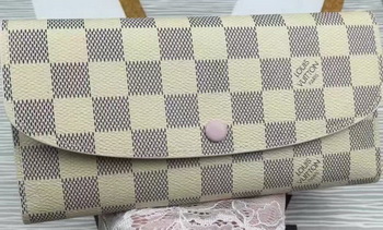 Louis Vuitton Damier Azur Canvas Emilie Wallet N60696