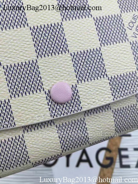 Louis Vuitton Damier Azur Canvas Emilie Wallet N60696