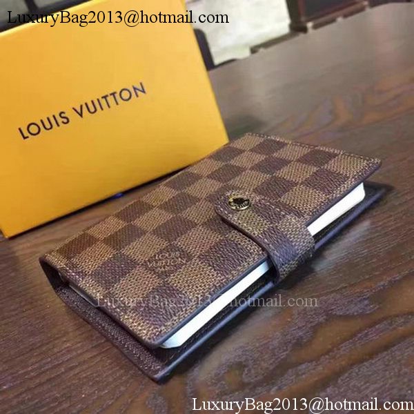 Louis Vuitton Damier Ebene Canvas DESK AGENDA NOTES REFILL N20006