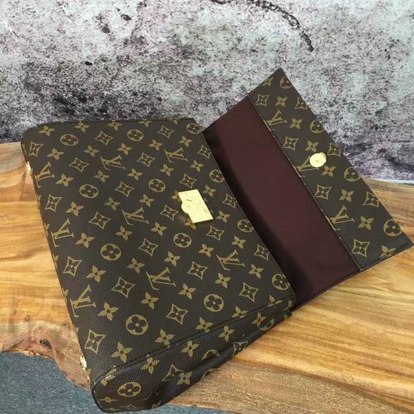 Louis Vuitton Monogram Canvas CLUNY Bag M42735 Wine