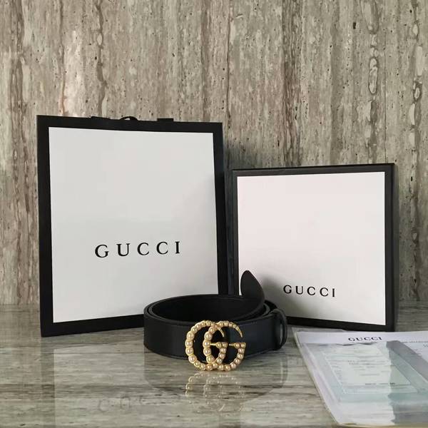 Gucci Original Calf Leather 2.5CM Belt 68883A