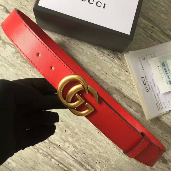 Gucci Original Calf Leather 3.5CM Belt 68884A