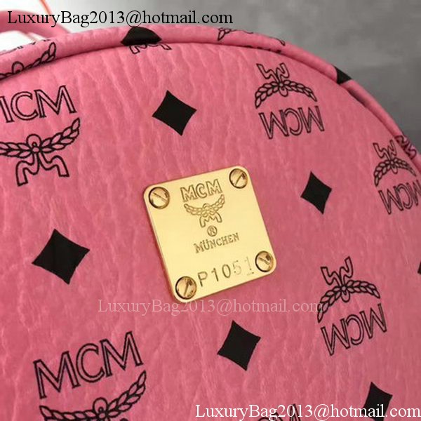 MCM Medium Top Studs Backpack MCM0039 Pink