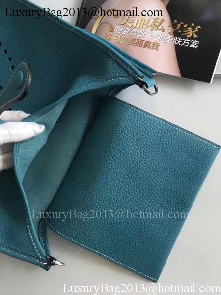 Hermes Evelyne 30cm Messenger Bag E3301 Light Blue