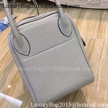 Hermes Lindy 30CM Original Leather Shoulder Bag LD30 Grey&Blue