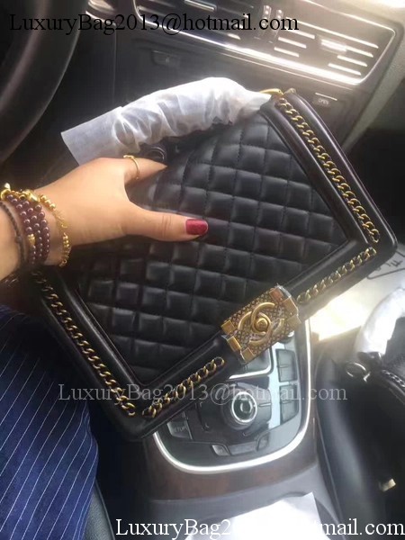 Boy Chanel Flap Bag Original Calfskin Leather A67086B Black