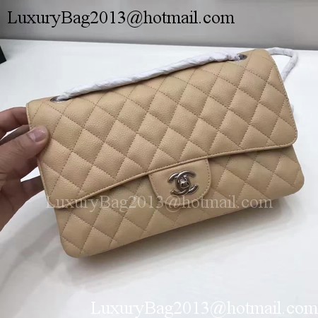 Chanel 2.55 Series Flap Bags Original Cannage Pattern A1112 Apricot