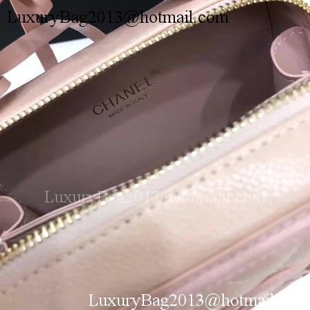 Chanel Cosmetic Bag Original Cannage Pattern A93341 Pink