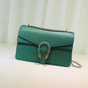 Gucci Dionysus Blooms Leather Shoulder Bag 400249 Green