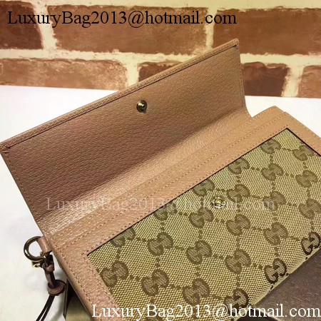 Gucci GG Supreme Wallet 323396 Apricot