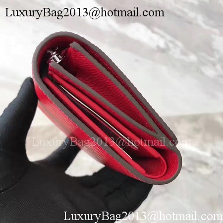 Louis Vuitton Epi Leather TWIST COMPACT WALLET M64414 Red