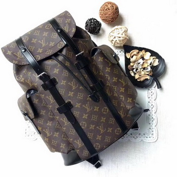 Louis Vuitton Monogram Macassar Canvas CHRISTOPHER PM M43735