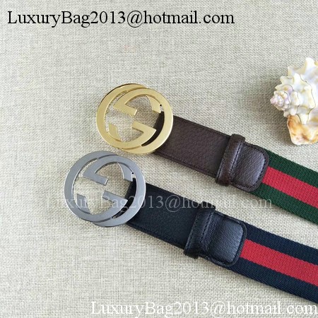 Gucci 40mm Leather Belt GG57560 Brown