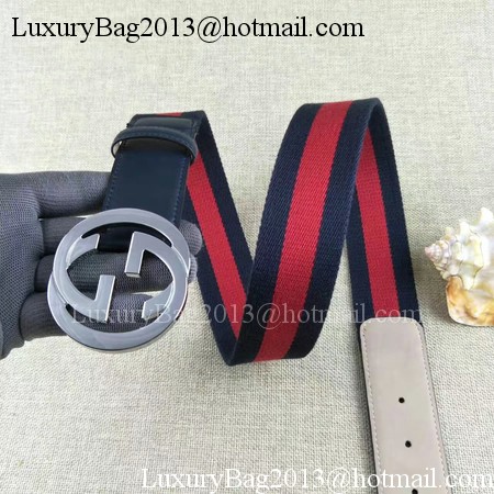 Gucci 40mm Leather Belt GG57562 Black