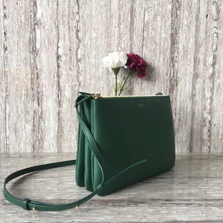 Celine Trio Crossbody Messenger Bag C55421 Green