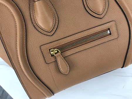 Celine Luggage Micro Tote Bag Original Leather CLY33081M Apricot