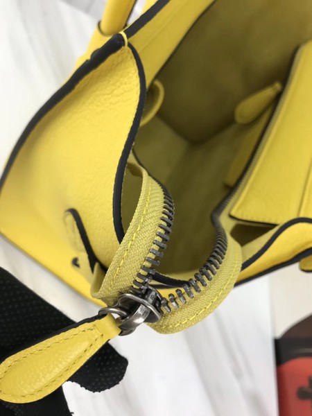 Celine Luggage Micro Tote Bag Original Leather CLY33081M Lemon