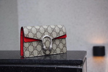 Gucci Dionysus GG Supreme Super mini Bag 476432 Red