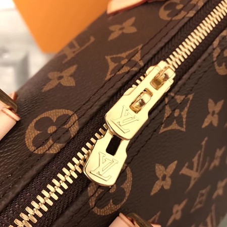 Louis Vuitton Monogram Canvas Speedy 25 with Shoulder Strap M40390