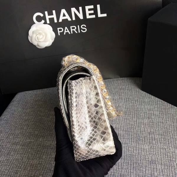 Chanel Original Python Leather Shoulder Bag CF1112U