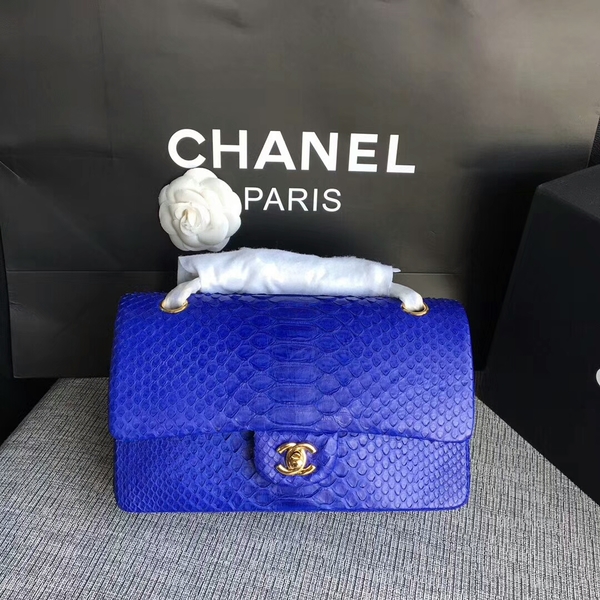 Chanel Original Python Leather Shoulder Bag CF1112W