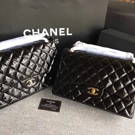 Chanel Classic Flap Bag Original Leather A1113 Black